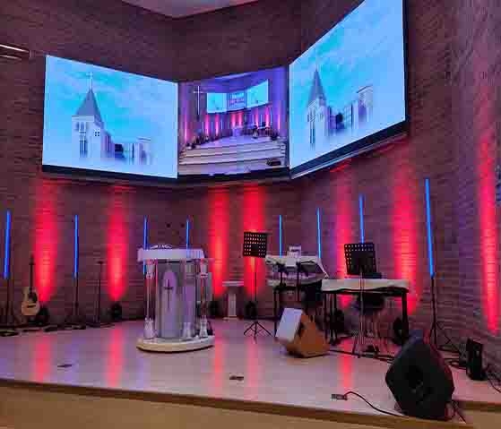 Yake Church LED Screen in Korea