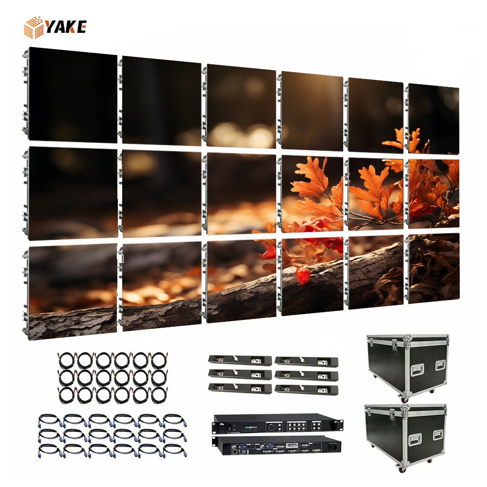 500X500MM Outdoor Rental LED Display Cabinet Live Event LED Screen Full Color HD LED Wall Panel